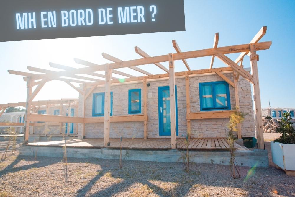 Vente de mobil home d’occasion avec emplacement en bord de mer