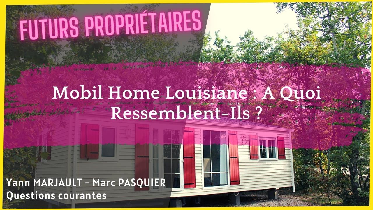 Mobil Home Louisiane A quoi Ressemblent-ils ?