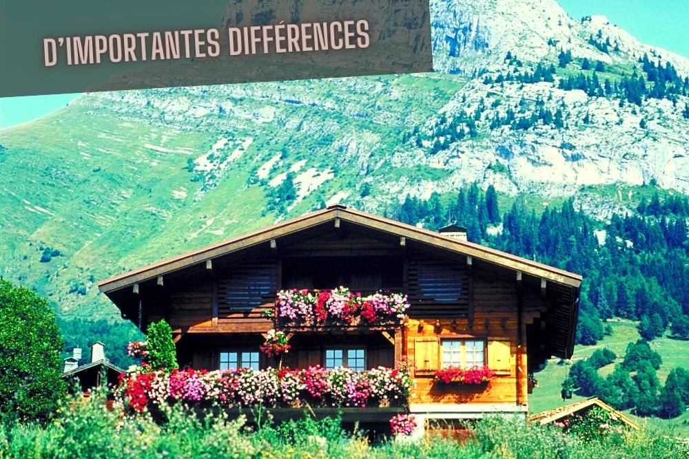 Différences Chalet Mobil Home