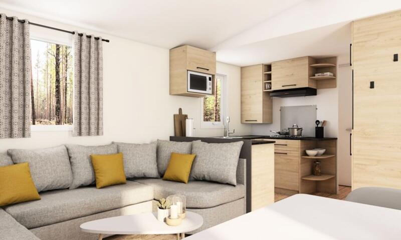 Exemple de l'espace qu'offrent les Mobil-Homes